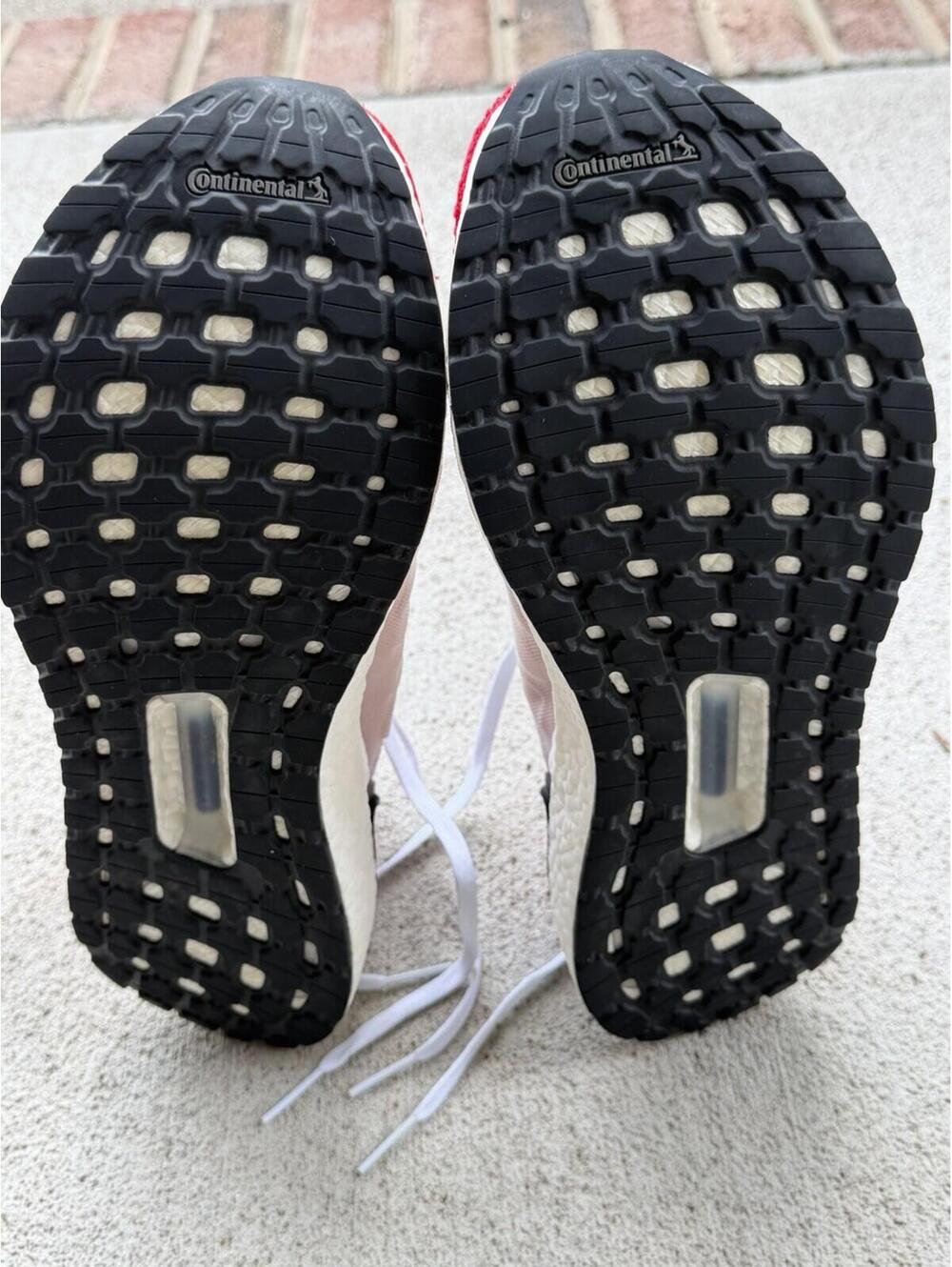 Adidas Ultraboost 19 Running Shoes Men’s 11.5 White Red Black Continental - Picture 6 of 9